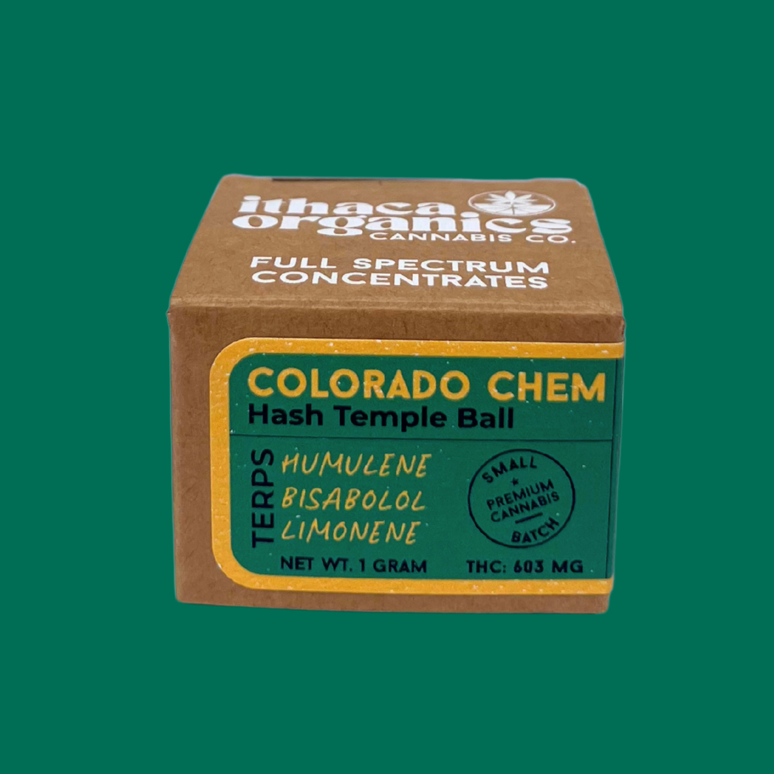 Colorado Chem Hash Temple BallIthaca Organics Cannabis Co.